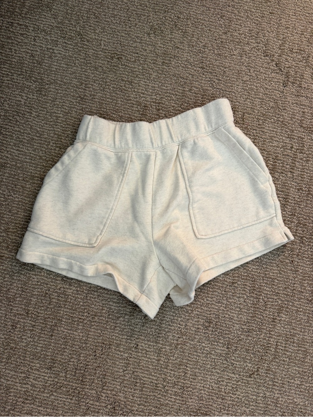 Aerie Go To Shorts, size S, Heathered Frost - Picture 2 of 3